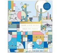 galison Puzzle – Frank Lloyd Wright City by the Sea – 1000 pièces – foil