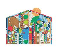 Galison Puzzle Frank Lloyd Wright Midway Mural – 750 pièces, découpé, finition métallisée