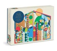 Galison Puzzle Frank Lloyd Wright Midway Mural – 750 pièces, découpé, finition métallisée