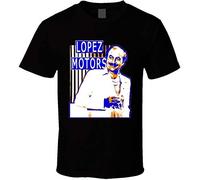 Frank Lopez Motors Scarface Movie Gangster Cuba Miami t Shirt Black(Medium)