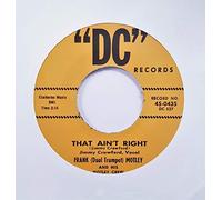 Frank Motley - Honkin' At Midnight - That Ain't Right 7inch, 45rpm