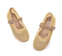 Frank Mully Ballerines Mary Jane décontractées en maille avec sangle à boucle pour filles