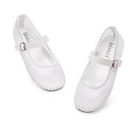 Frank Mully Ballerines Mary Jane décontractées en maille avec sangle à boucle pour filles