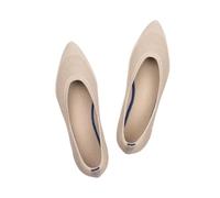 Frank Mully Chaussures plates à bout pointu pour femme - Chaussures plates - Chaussures plates confortables - Chaussures plates - Chaussures classiques, Marron W, 43 EU