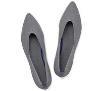 Frank Mully Femmes Bout Pointu Ballet Plat Tricot Chaussures Basses Chaussures Plates Confortables Slip on Flats Chaussures pour Femme Chaussures Classiques, 1.Grau, 38.5 EU