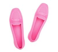 Frank Mully Mocassins à bout carré pour femme - Confortables - Chaussures de bureau et de travail - Mocassins penny à enfiler - Marche - Conduite, Rose, 36 EU