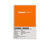 Frank Ocean Channel Orange Décoration murale moderne haute définition pour peintures murales imperméables dans le salon, la chambre, le bureau et la salle de bain 60 x 90 cm Sans cadre