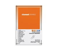 Frank Ocean Channel Orange - Décoration murale moderne ultra transparente - Décoration artistique exquise pour bureau, salon, chambre - Style sans cadre - 50 x 75 cm