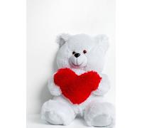 FRANK Ours en peluche 50cm blanc