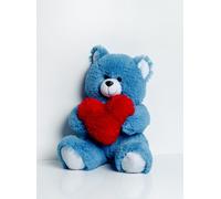 FRANK Ours en peluche 50cm bleu