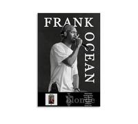 Frank Poster décoratif sur toile pour album de musique vintage Motif océan Blond 30 x 45 cm