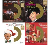Frank Sinatra, Nat King Cole, Bing Crosby, Elvis Presley - The Golden Christmas Complete Collection with Bing Crosby, Frank Sinatra, Elvis Presley and Nat King Cole [Gold Vinyl, Limited Edition, 4 LP]