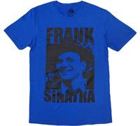 Frank Sinatra - T-shirt homme/femme unie RO12678 (S) (Bleu)