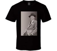 Frank Sinatra Young at Heart Black Classic Short Sleeve Unisex T-Shirt Gift Manches Courtes(3X-Large)