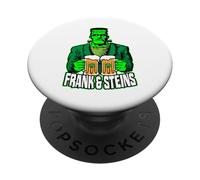 Frank & Steins - Bière Frankenstein Monster pour la Saint-Patrick PopSockets PopGrip Adhésif
