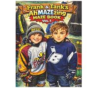 Frank & Tank's AhMAZEzing Maze Book Vol. 1: Easy Maze Puzzles for Kids Ages 6-10 | 25 Fun Brain Games for Young Puzzle Solvers