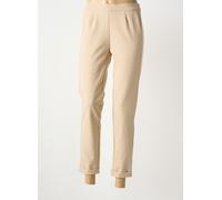 frank walder pantalons femme de couleur beige 38