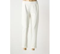 frank walder pantalons femme de couleur beige 38