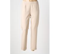 frank walder pantalons femme de couleur beige 40