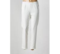 frank walder pantalons femme de couleur blanc 40