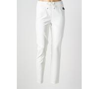 frank walder pantalons femme de couleur blanc 48