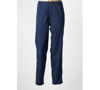 frank walder pantalons femme de couleur bleu