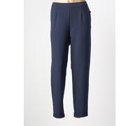 frank walder pantalons femme de couleur bleu 48