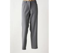 frank walder pantalons femme de couleur gris