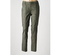 frank walder pantalons femme de couleur gris