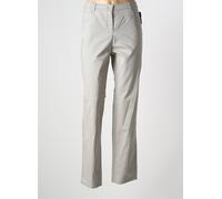 frank walder pantalons femme de couleur gris 48