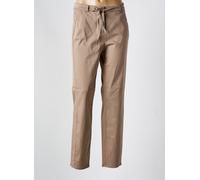 frank walder pantalons femme de couleur marron 48