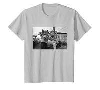 Frank Zappa à Londres Mothers of Invention 1971 Apostrophe T-Shirt, Enfant, Argent, 3 Ans