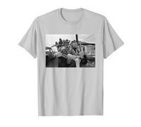 Frank Zappa à Londres Mothers of Invention 1971 Apostrophe T-Shirt, Homme, Argent, XXL