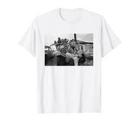 Frank Zappa à Londres Mothers of Invention 1971 Apostrophe T-Shirt, Homme, Blanc, S