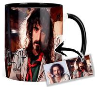 Frank Zappa B Tasse Ceramique Intérieure et Poignée Noire Mug
