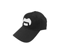 Frank Zappa Casquette De Baseball Blanc Moustache Nouveau Officiel Noir Size One Size