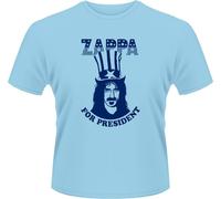 Frank Zappa - "For President" T-shirt Homme/Femme Unie PH901 (M) (Bleu)