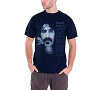Frank Zappa Frank Zappa - Smoking - T-shirt - Manches Courtes - Homme - Bleu (Navy) - Medium (Taille fabricant: Medium)