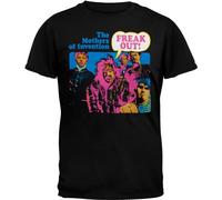 Frank Zappa - "Freak Out !" T-shirt homme/femme unie RO2471 (XXL) (Noir)