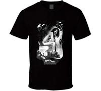 Frank Zappa on Toilet t-Shirt Frank Zappa Rock and Roll Punk New Wave Rock Icon Legends t-Shirts Black(XX-Large)
