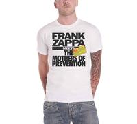 Frank Zappa - "The Mothers Of Prevention" T-Shirt für Herren/Damen Uni RO8486 (M) (Weiß)