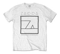 Frank Zappa Zapts10mw03 T-Shirt, Blanc, L Mixte
