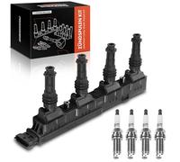 Frankberg 1 bobine d'allumage + 4 bougies d'allumage 90560110