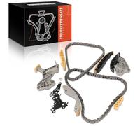 Frankberg 1 jeu de chaînes de distribution sans roues dentées essence compatible avec Golf VI 5K1 2,5L 2009-2013 A3 Sportback 8PA 2,5L 2011-2012 Q3 8UB 8UG 2,5L 2013-2018 Remplace 07K1092333333 1 A