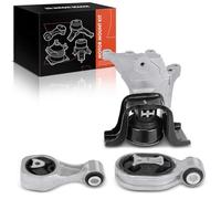 Frankberg 1 roulement de moteur avant droit + 2 roulements de support de couple avant pour FWD - Compatible avec Juke F15 1.6L 2010-2024 Pulsar hayon C13 1,6L 2015-2024 - Pièce de rechange #