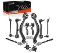 Frankberg 10x Bras de suspension Kit Rotules Direction Biellettes Barre Stab Avant Gauche Droite Compatible avec X3 E83 Remplacer# 31103443127