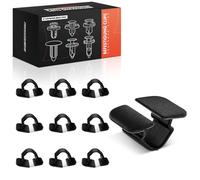 Frankberg 10x Clip de Fixation Capot Matelas isolant Nylon Compatible avec Ibiza III 6L1 A4 8E2 A3 8L1 A3 8P1 A6 Avant 4F5 TT 8J3 Q7 4L Remplacer# 8E0863727A-10