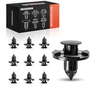 Frankberg 10x Clip de Fixation Pare-chocs Compatible avec Micra IV K13K K13KK Micra III K12 Qashqai +2 I J10 JJ10E NJ10 Note E11 NE11 X-Trail T31 Almera II N16 Remplacer# MR328954