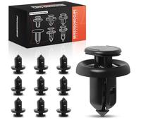 Frankberg 10x Clip de Fixation Protection moteur Pare-chocs Compatible avec Qashqai II J11 J11 Qashqai +2 I J10 JJ10E NJ10 CR-V III RE X-Trail T32 T32R T32RR Remplacer# 21173