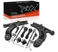 Frankberg 10x Kit de Bras de Suspension Avant Compatible avec A3 Leon Toledo O.c.t.a.v.i.a I B.o.r.a Golf IV Variant Remplacer# 1J0407151B 1J0407151C